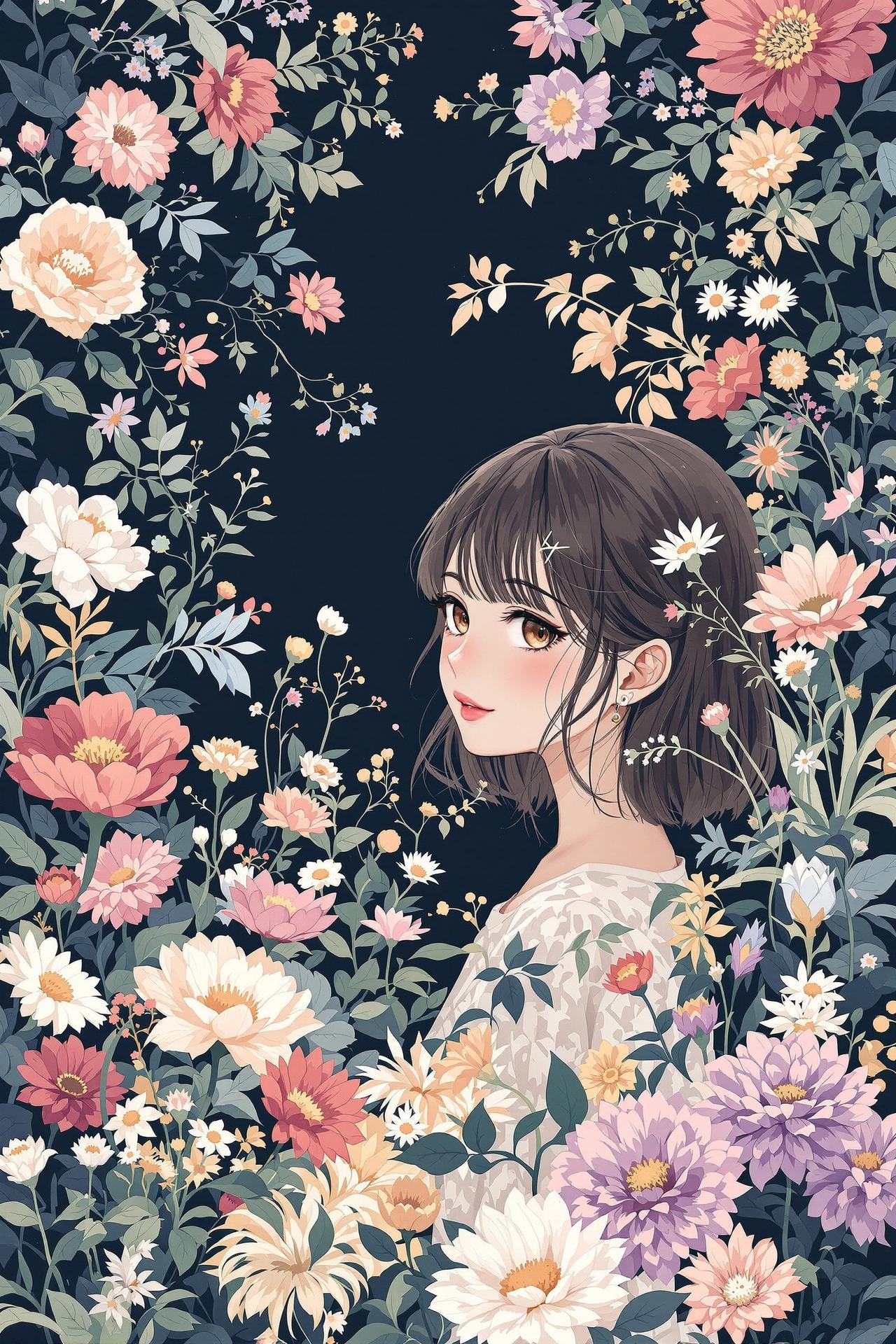 二次元漫画 - 花守之庭