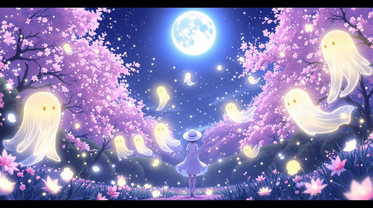 二次元漫画 - 月下幻想曲